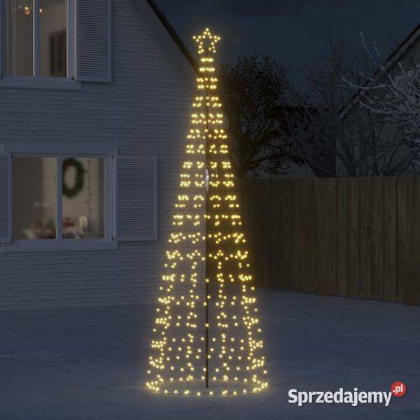 Choinka świąteczna LED z kolcami 570 diod LED