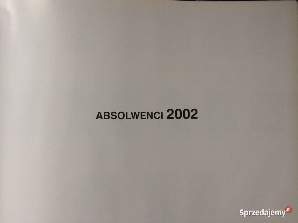 3262 Absolwenci 2002 Uniwersytet Szczeciński Antykwariat Szczecin