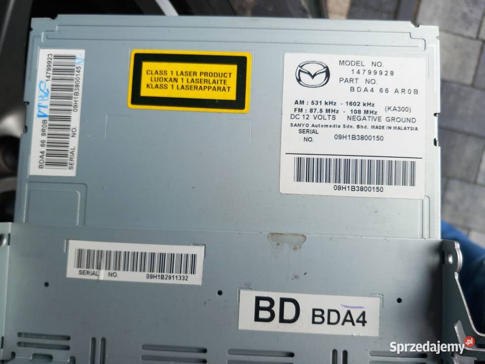 Radio mazda 3 Szamotuły sprzedam