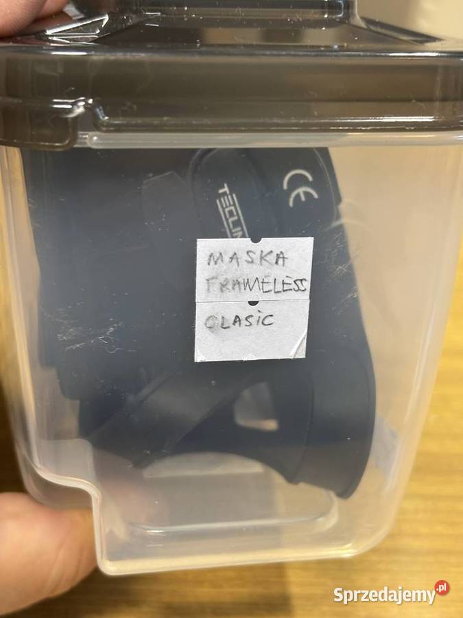 Maska nurkowa Frameless Clasic Tec Line czarny Bytom sprzedam