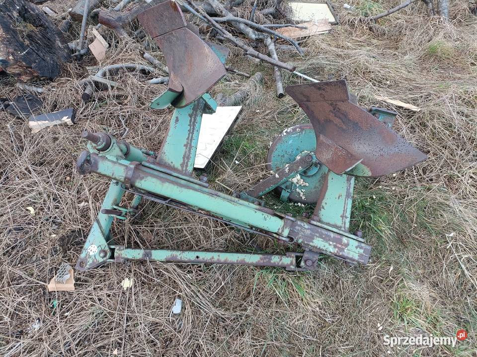 Pług 2 skibowy stary Reda
