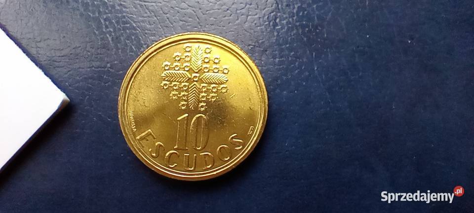 Stare monety 10 eskudos 2001 Portugalia Lesko