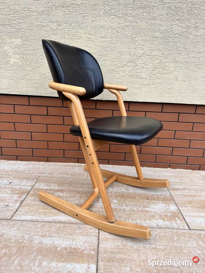Krzesło Moizi na płozach bujane ergonomiczne