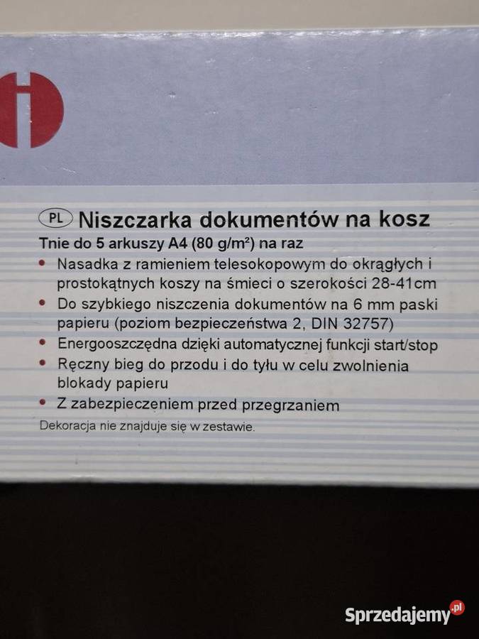 Olympia 14 niszczarka dokumentów papieru Kraków