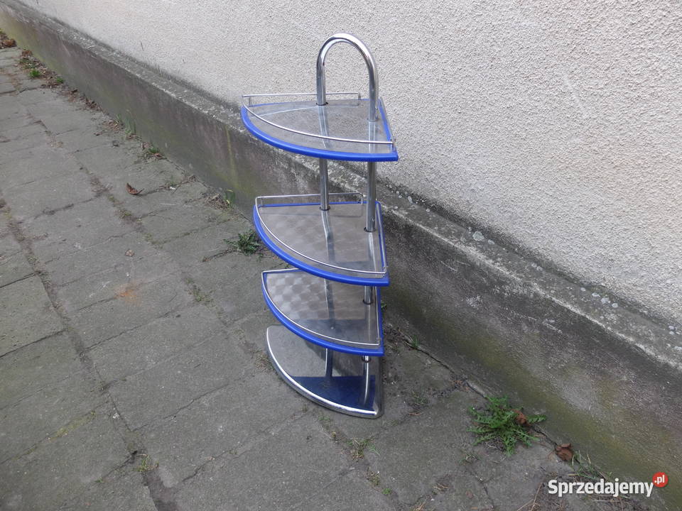 Metalowa półka narożna regalik tanio 767 30cm sprzedam