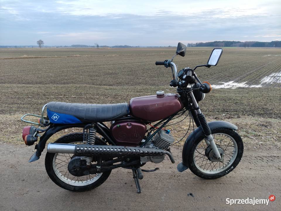 Simson S51 enduro 1990r dokumenty Simson Nowe Skalmierzyce