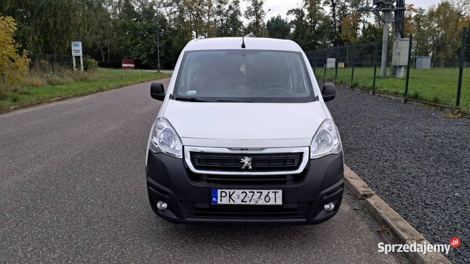 Peugeot Partner Long Tempomat 16HDi 2017r Klima Rok produkcji 2017 łódzkie Pabianice