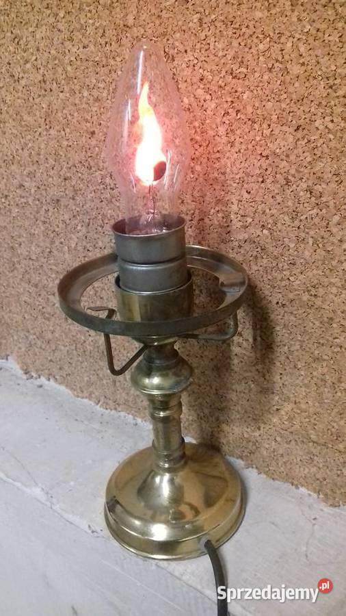 Stara lampka świecznik lampa zabytek PRL śląskie Dąbrowa Górnicza sprzedam