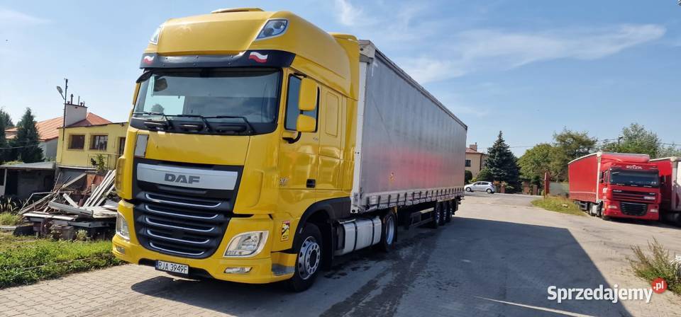 DAF XF 460 z 2016 r Naczepa Schmitz Mega 2014 r Koniaczów