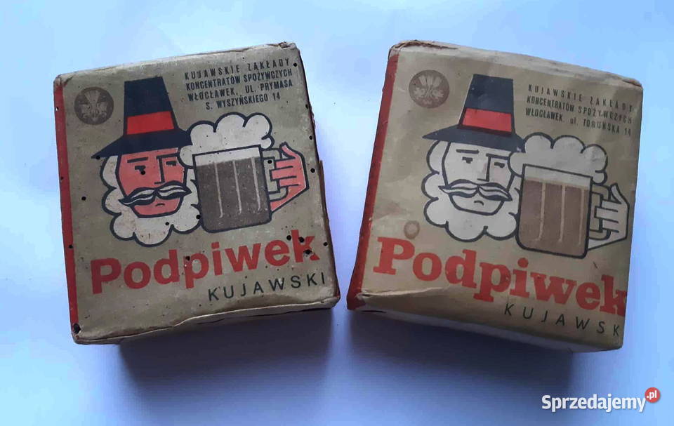 PODPIWEK kujawski Włocławek ORYGINAŁ lata 70 łódzkie