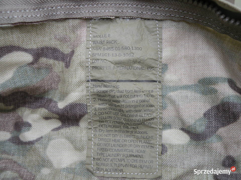 Field waist pack molle II multicam dolnośląskie Wrocław sprzedam
