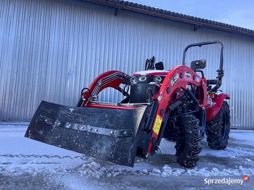 Pług śnieżny gumowy Sanko 125 do minitraktora Opatów sprzedam