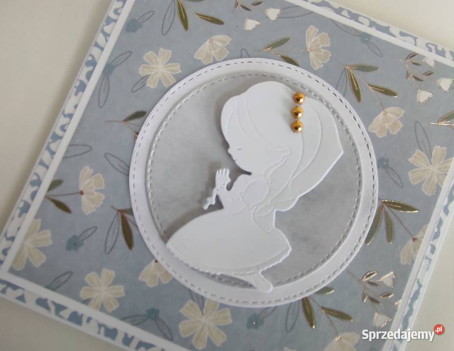 Kartka ręcznie robiona Komunia Święta handmade Łódź sprzedam
