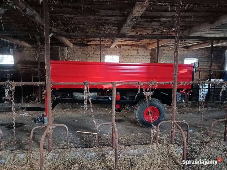Przyczepa wywrotka jednoosiowa 3 strony wywrot Cimoszka sprzedam