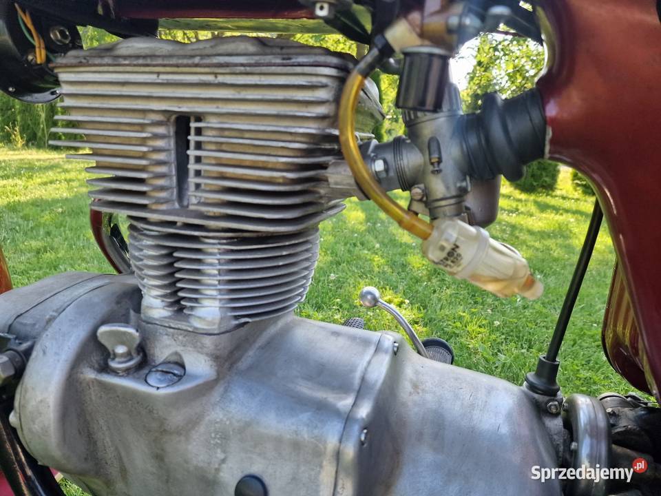 Simson Awo Sport 425 biala tablica małopolskie Słomniki
