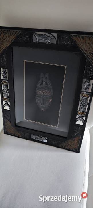 Sztuka Afrykańska zamknięta w obrazie 3D