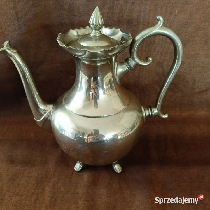 Dzbanek platerowany sygn Mikołów