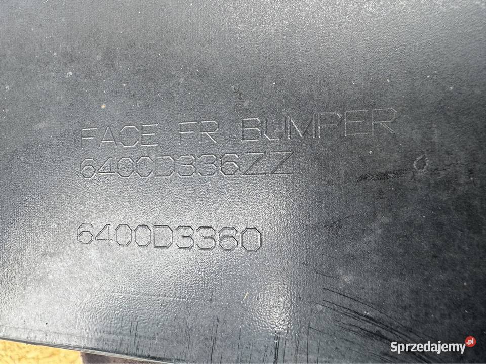 Zderzak przód przedni Mitsubishi space Star II 2 wielkopolskie Międzychód sprzedam