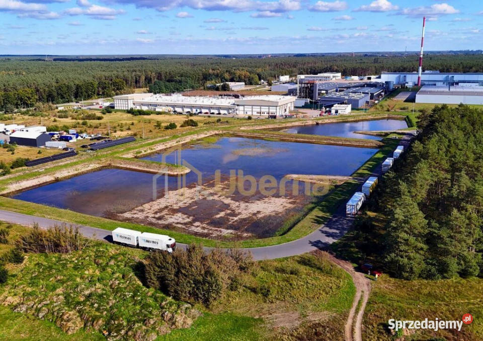 Działka przeznaczona pod produkcję magazyny