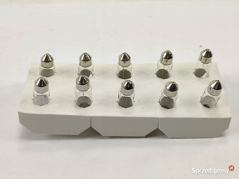 ŻARÓWKA KOMPLET 10 OSRAM 24V 5W SV858 C5W 6423 osobowe lubelskie sprzedam