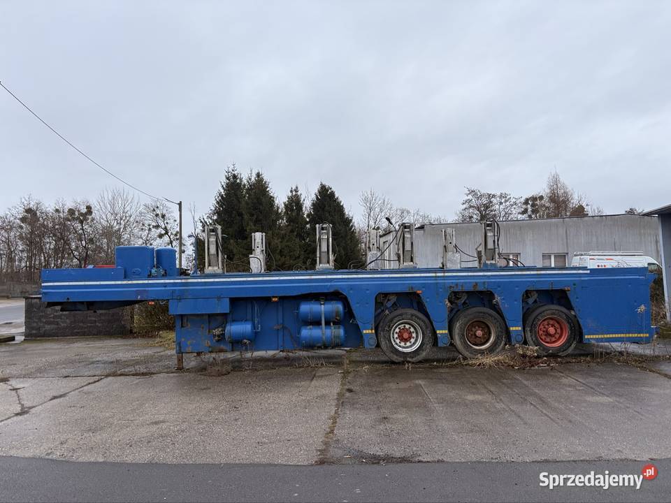 Naczepa do prefabrykatówścian betonowych szła więcej niż 2 Skarbimierz