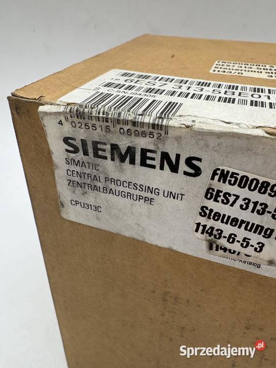 Siemens 6ES7 3135BE010AB0 CPU Unit Warszawa sprzedam