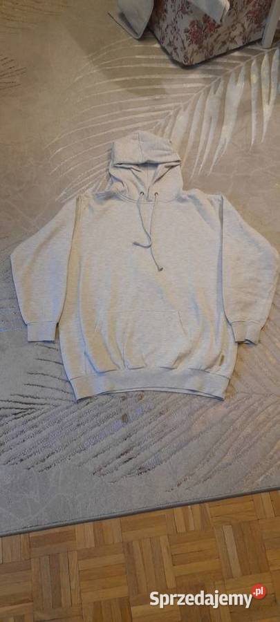 Bluza bawełniana z kapturem szara mazowieckie Warszawa sprzedam