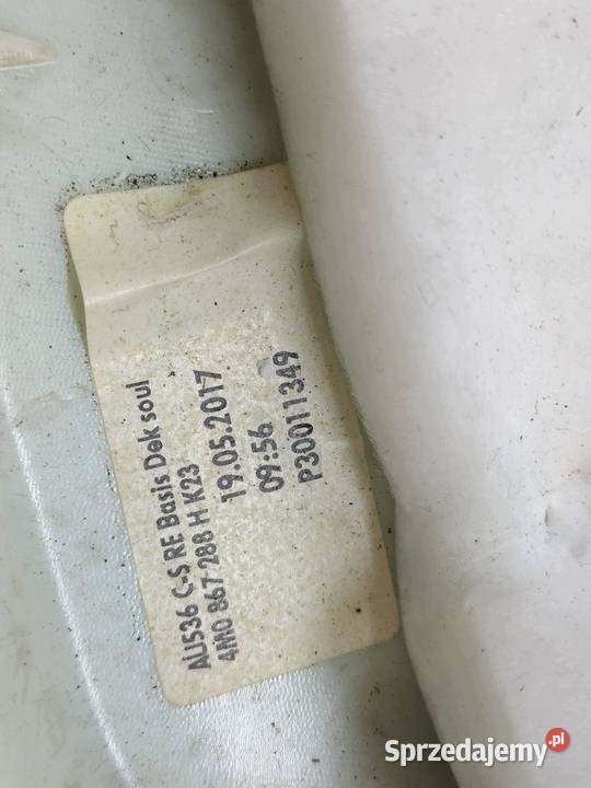 OSŁONA SŁUPKA C LEWA PRAWA KPL CZARNA 4M0867287H osobowe świętokrzyskie