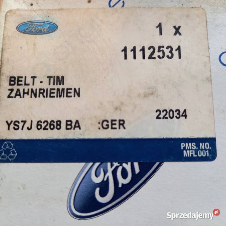 1112531YS7J6268BA Pasek rozrządu Ford ESCORT małopolskie