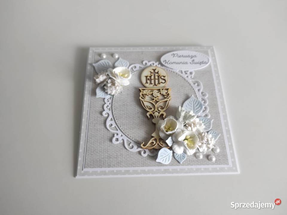 Kartka w pudełku ręcznie robiona Pamiątka Łódź