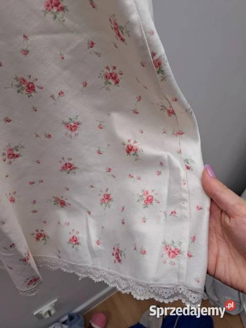 Satynowa halka w kwiaty Ralph Lauren M Bielizna damska