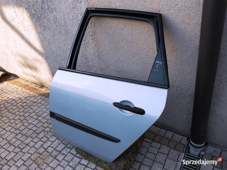 Drzwi lewy tył Renault Scenic II TED47 Bez rdzy Niegowonice