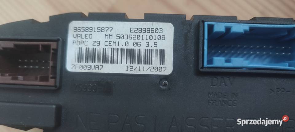 Przełącznik szyb Peugeot 607 lewy kierowcy Krosno