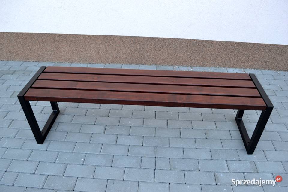 ŁAWKA stalowa PARKOWA OGRODOWA MIEJSKA ZUZA 180 Meble ogrodowe Miejsce Piastowe