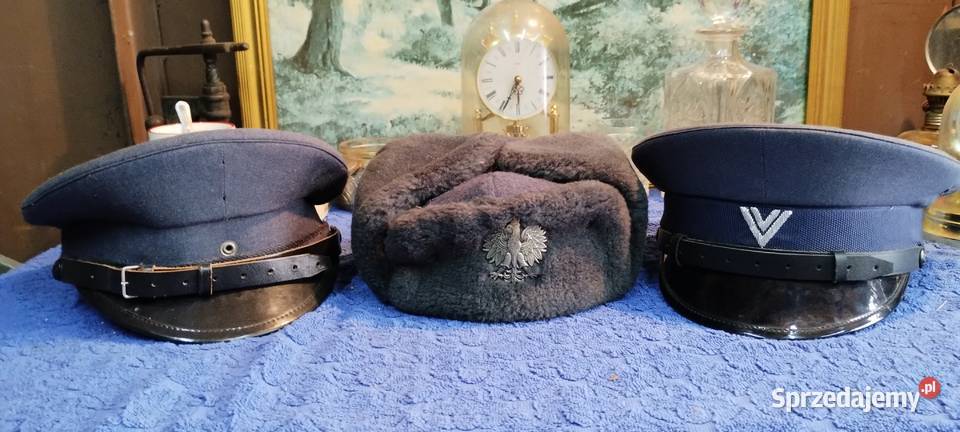 Czapka służba więzienna celna straż miejska PRL Kalisz sprzedam