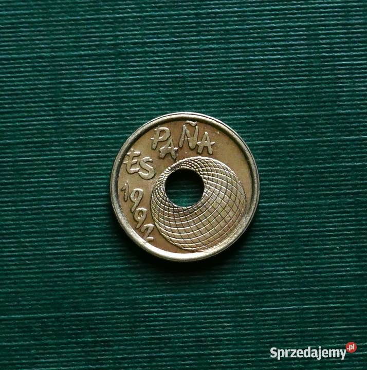 HISZPANIA 25 peset 1992r Expo 92 Sewilla glob śląskie Gliwice