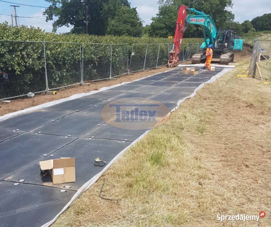 Płyty drogowe z tworzywa sztucznego drogi Luboń