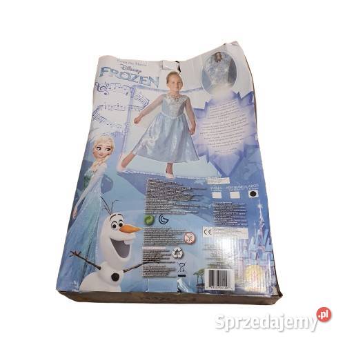 strój frozen elza 78 lat 122 kostium suknia Częstochowa sprzedam