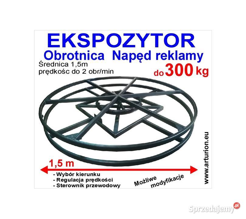 Ekspozytor Obrotnica napęd reklamy podest do 300 Warszawa sprzedam