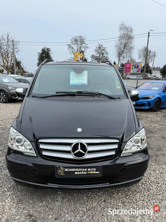 Mercedes Viano Long 30 V6 320 super stan elektrochrom. lusterka boczne pomorskie Reda