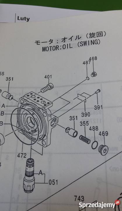 Katalog części Hitachi ZAXIS 180LC Szamotuły