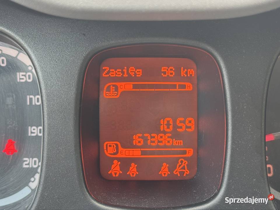 Fiat Panda 12 2014r instalacja Głazowski mazowieckie Wał