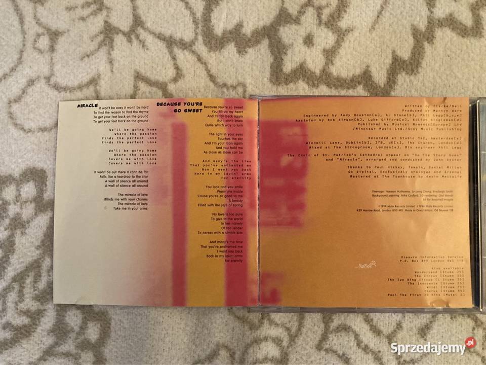 Płyta CD Erasure I Say I Say I Say Klasyka Lata CD Płyty i kasety śląskie Czerwionka-Leszczyny