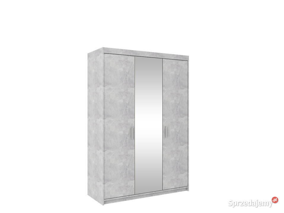 Trzydrzwiowa szafa 133 z lustrem szybka wysyłka