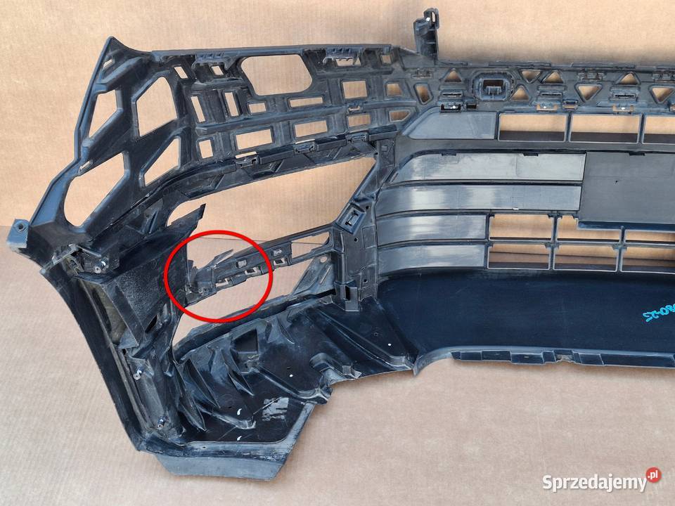 VW CRAFTER II 2 MAN T6E ZDERZAK PRZÓD PRZEDNI Bieleń