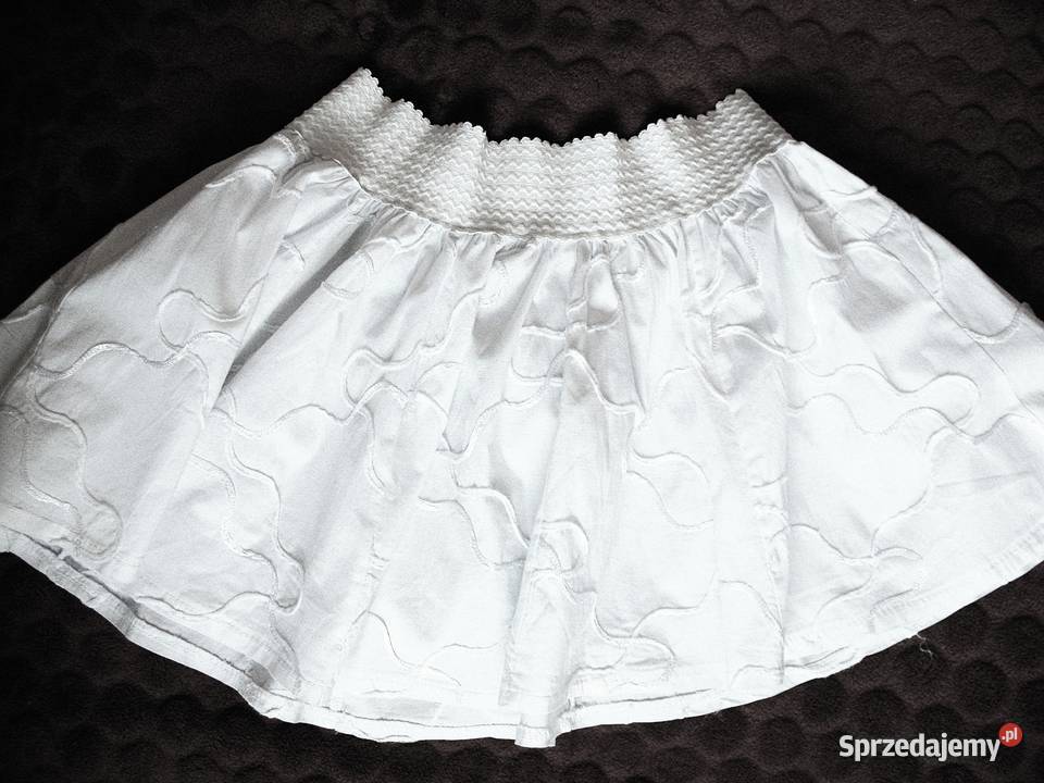 Spódniczka dziewczęca biała rozmiar 116 5 8 lat dziewczynka Siedlce