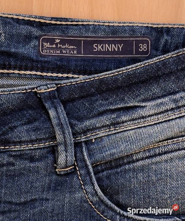Spodnie jeansy damskie z przetarciami skinny M Spodnie świętokrzyskie Połaniec