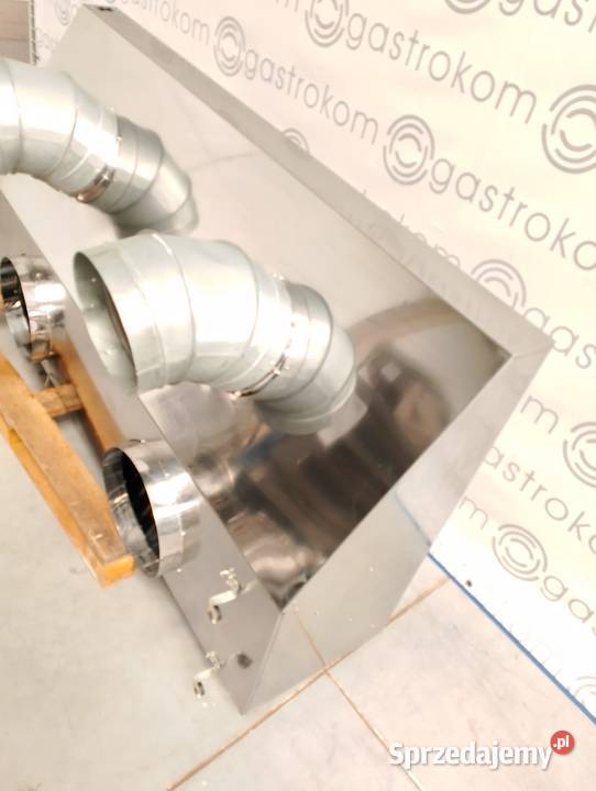 Okap przyścienny trapezowy z łapaczami Wrocław