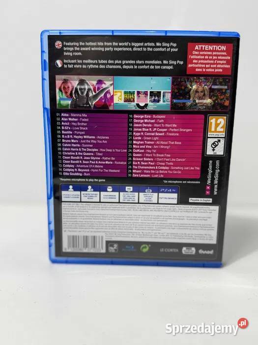GRA WE SING POP NA 4 PLAYSTATION 4 ENG WERSJA wielkopolskie Śrem