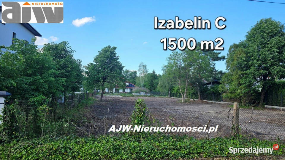 Działka Izabelin C 1500m2